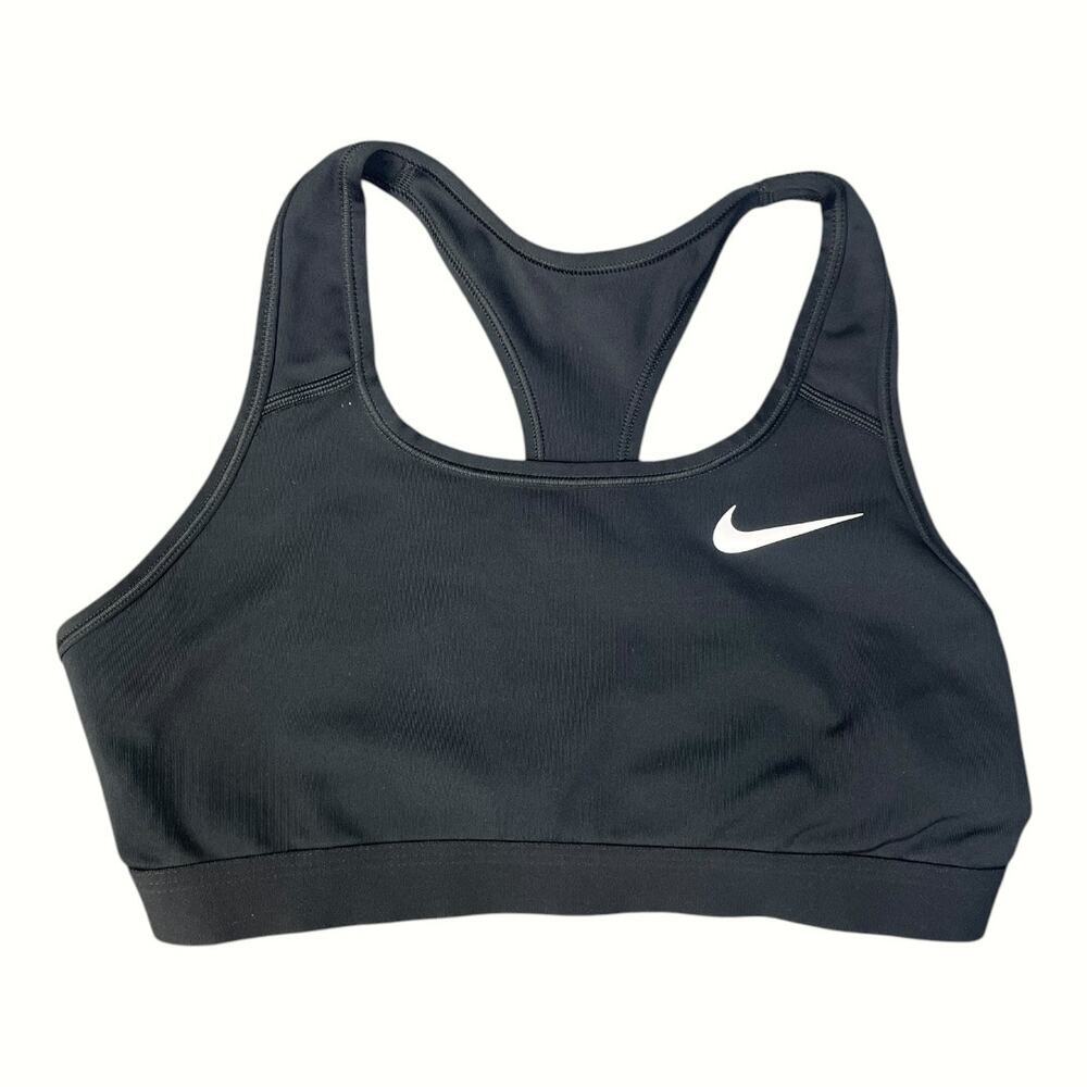 Nike Dri Fit Women’s Black Pullover Sports Bra Size-Medium